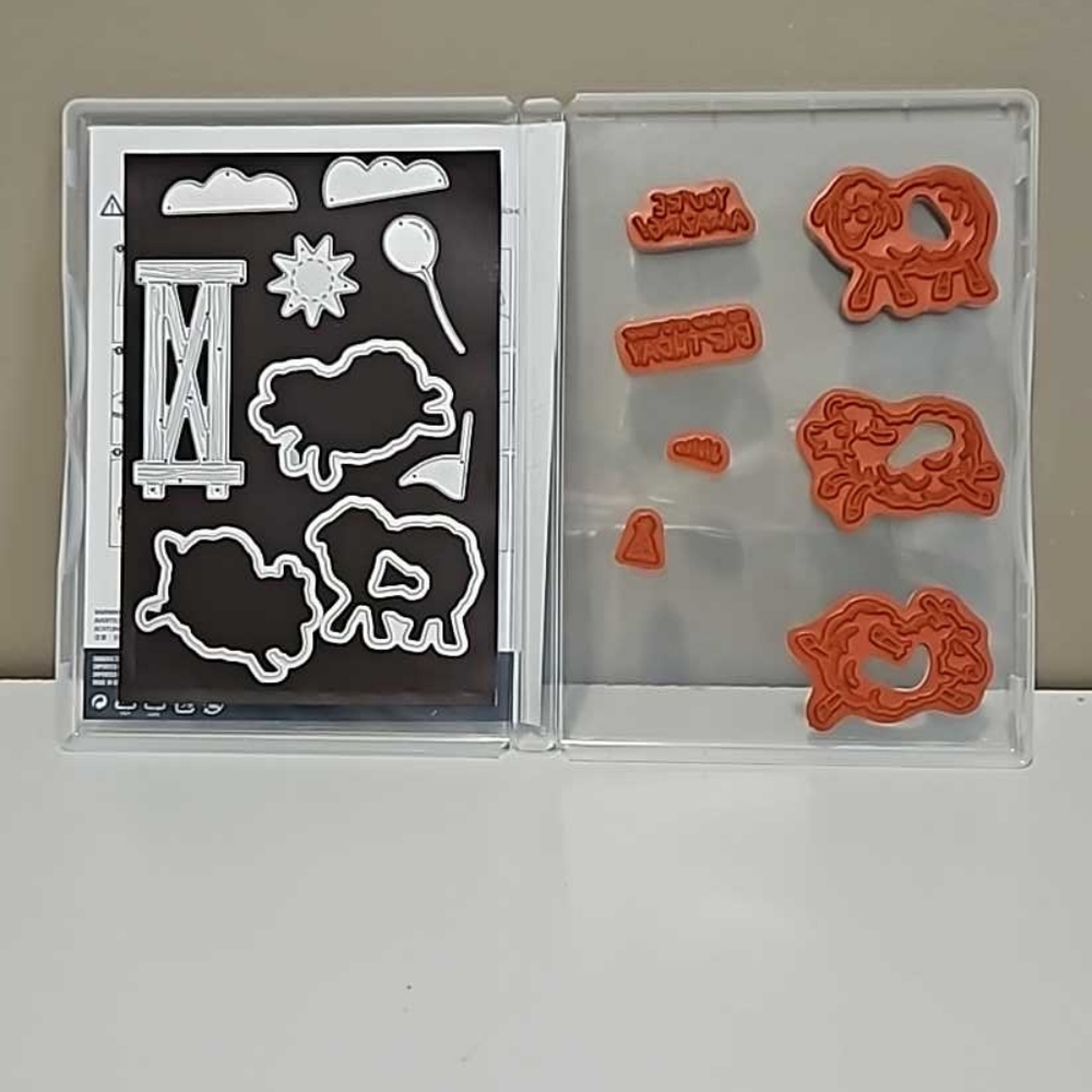 Counting Sheep Stampin' Up! Framelits dies and clear Stamp Set